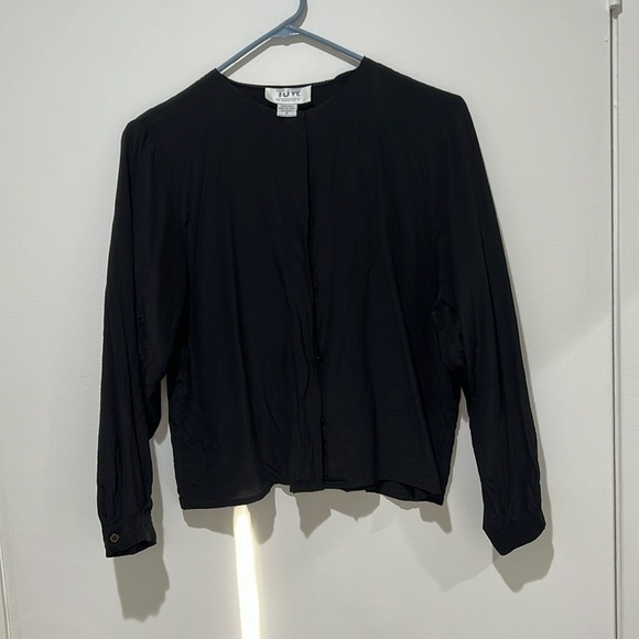 Vintage TJW by Mervyn’s 100% Silk Top - Picture 1 of 4
